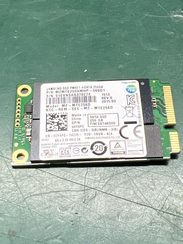 Disco SSD mSATA 256GB SAMSUNG