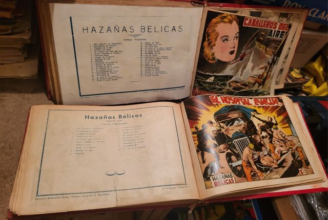 ¡OFERTA!.Lote 145 tebeos 5 tomos años 50