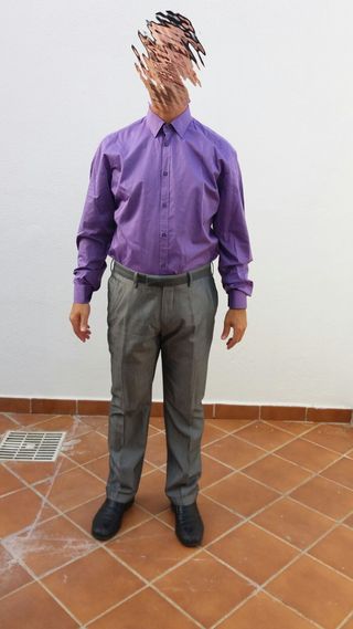 Traje de caballero gris de Zara 46/54
