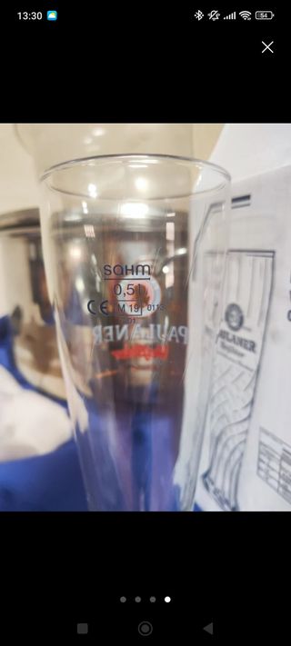 Pack 6 vasos Paulaner 0,5l