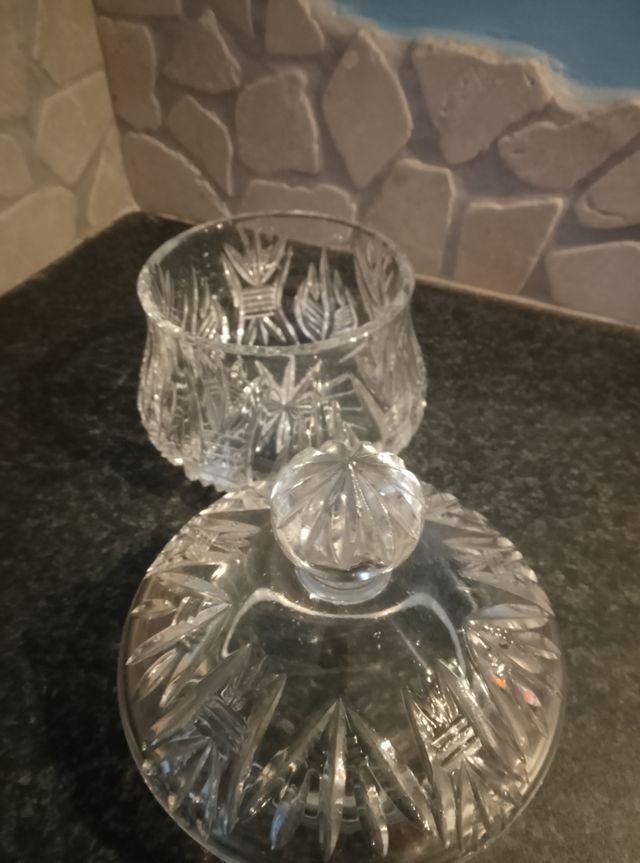 Porta oggetti in cristallo