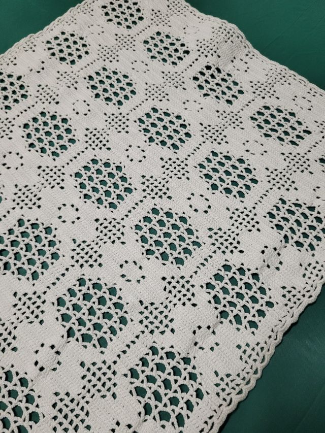 centrotavola runner uncinetto