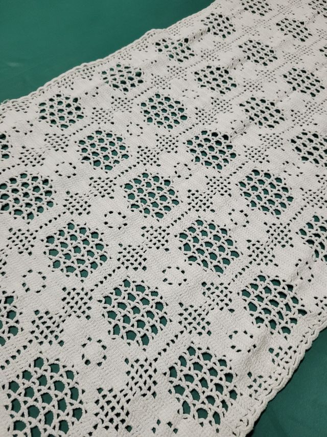 centrotavola runner uncinetto