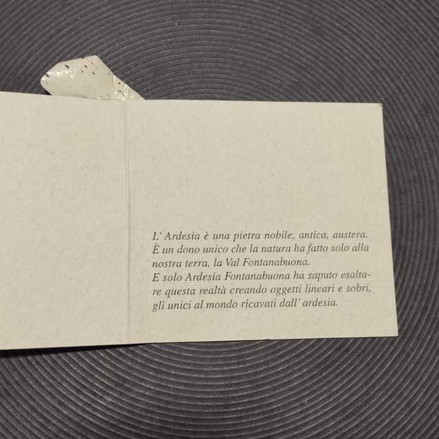 Vassoio in ardesia con manici