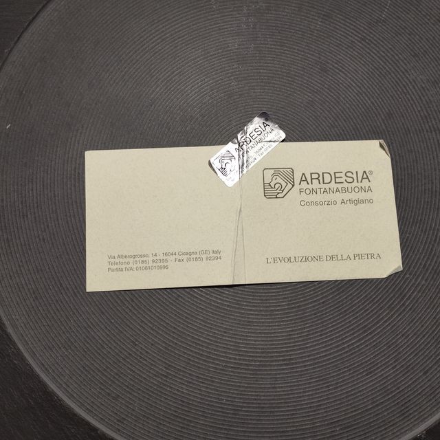 Vassoio in ardesia con manici