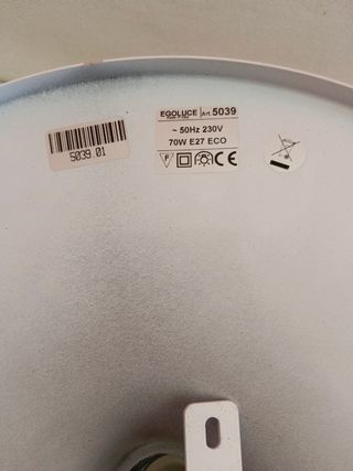 Lampada soffitto Egoluce 
