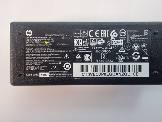 caricabatterie portatile HP 756413-002