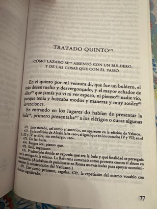 Libro “El Lazarillo de Tormes” 