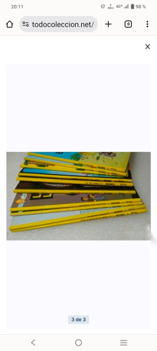 Lote 11 comics tinttin