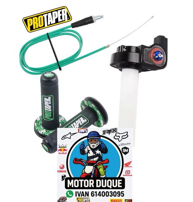 acelerador de moto pitbike manguitos protaper