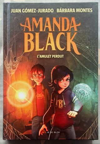 Lote 2 libros "Amanda Black" en Catalán