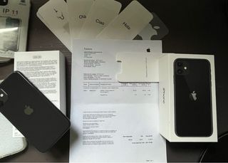 Iphone 11 256gb Negro Factura Apple 10 fundas 