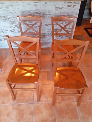 Sillas de madera 