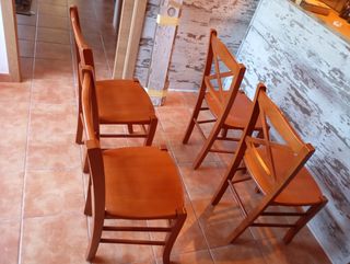 Sillas de madera 