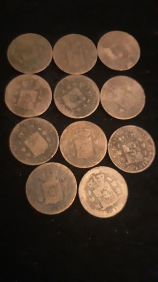 Moneda de 10 centimos 1897
