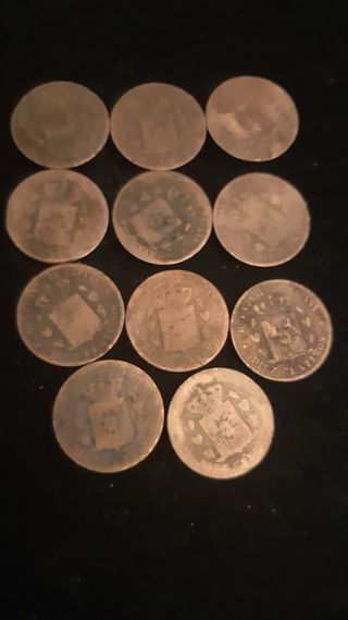 Moneda de 10 centimos 1897