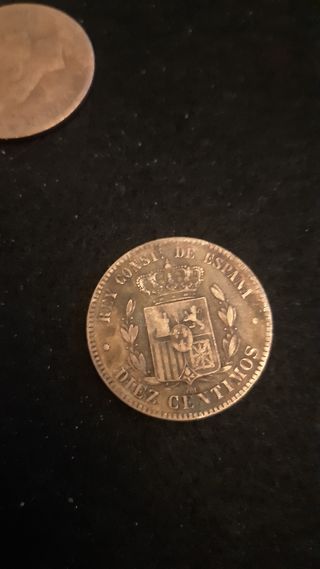 Moneda de 10 centimos 1897