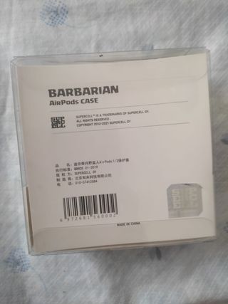 Clash Barbarian AirPods Case 1/2 Gen 2021 Edition