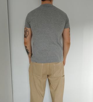 Camiseta gris unisex Pampling talla S