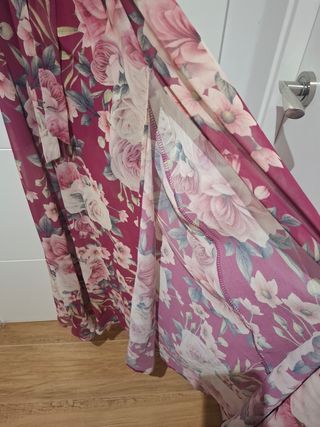 Vestido largo de flores