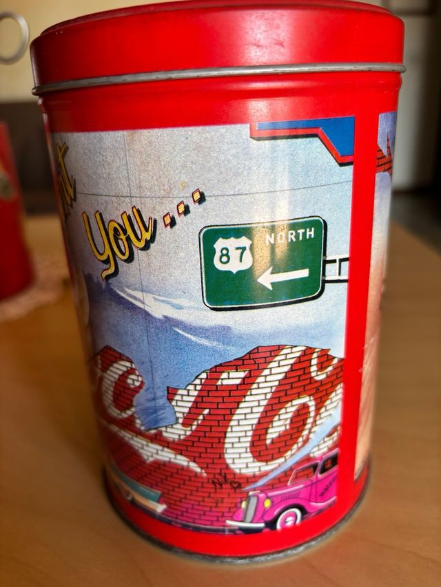 Scatola in latta CocaCola