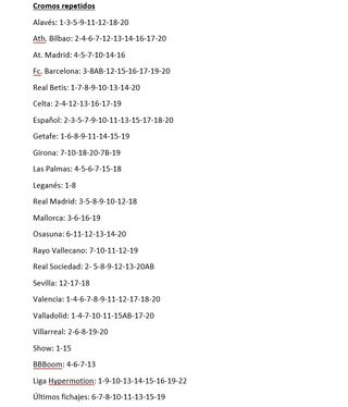 Cromos La Liga 2024-2025