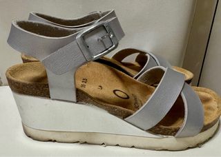 Sandalias plata