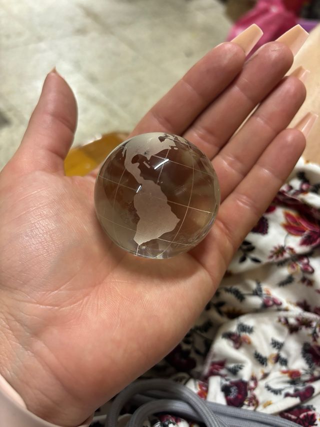 Esfera de cristal del mundo
