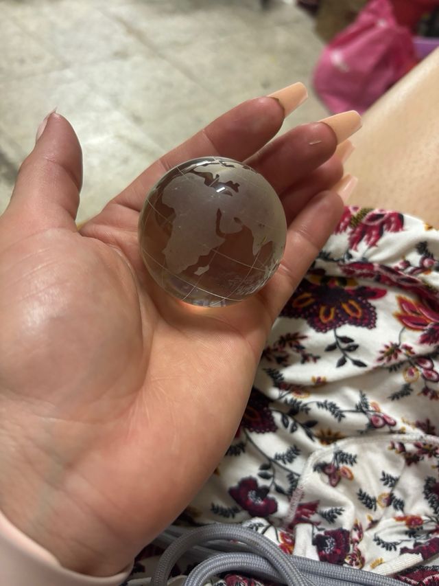 Esfera de cristal del mundo