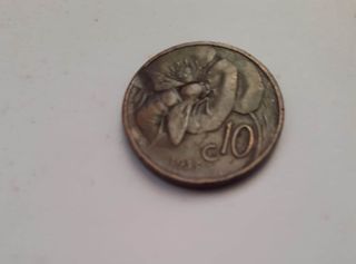 Moneta 10 centesimi Lira Italiana 1935-Vittorio E