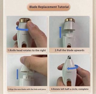 Kit elettrico 3 in 1 per rimozione dei peli