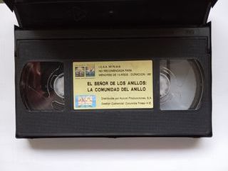 Película VHS ESDLA: La comunidad del anillo