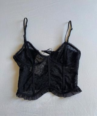 TOP CORSÉ ENCAJE ZARA S