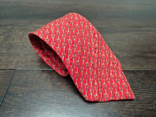 CORBATA ITALIANA ROJA SEDA