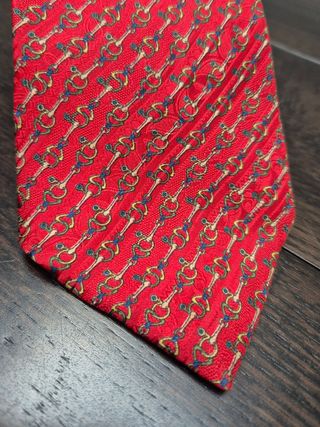 CORBATA ITALIANA ROJA SEDA
