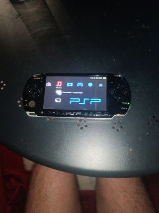 PSP 3000 EN NEGRA MODIFICADA