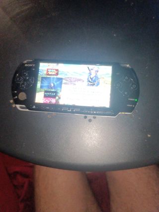 PSP 3000 EN NEGRA MODIFICADA