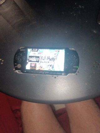 PSP 3000 EN NEGRA MODIFICADA