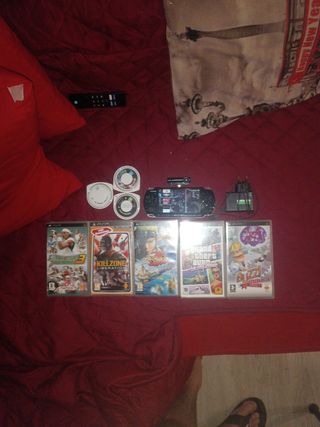 PSP 3000 EN NEGRA MODIFICADA