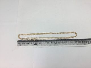 cadena oro 18k 31cm