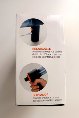 Aspirador de mano para coche