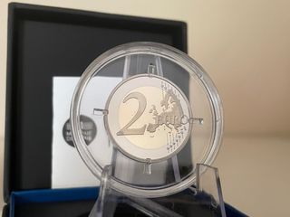 2 euro Francia 2025 Museo del Louvre Proof BE FS