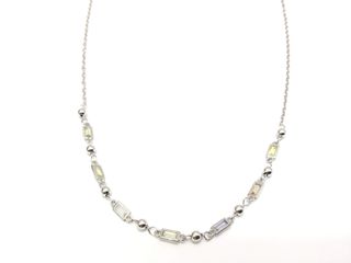 collar plata 925mm con piedra con circonita 22cm