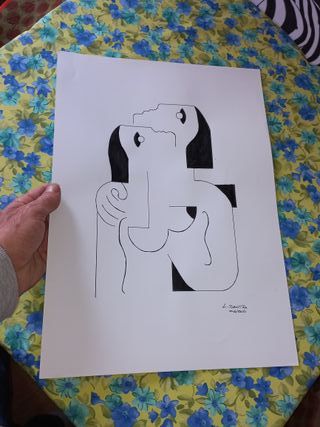 Pintura Moderna Contemporânea - Esboço (A3)