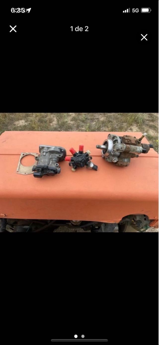 bomba inyectora  rampa i valvula egr