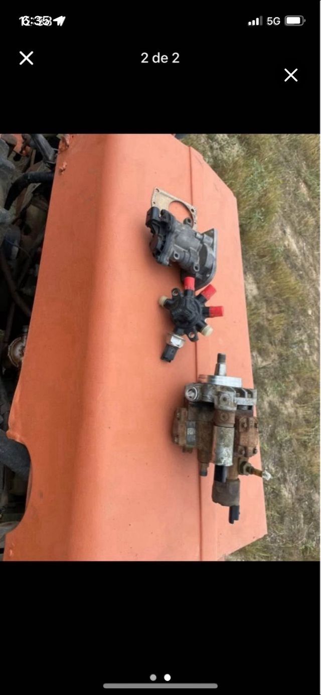 bomba inyectora  rampa i valvula egr