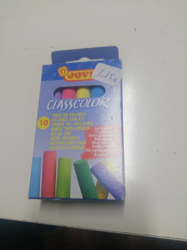 5x4 Tizas de colores Jovi x10