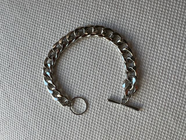 Braccialetto catena acciaio