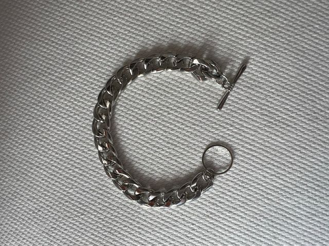 Braccialetto catena acciaio