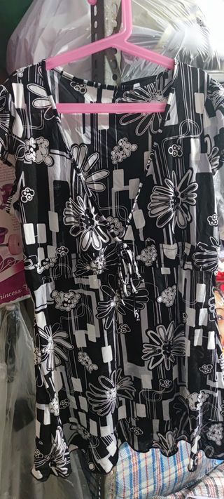 Blusa negra mujer T40